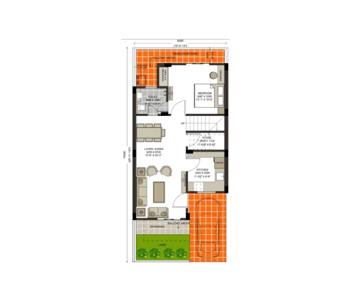 Villa Ground Floor Plan
